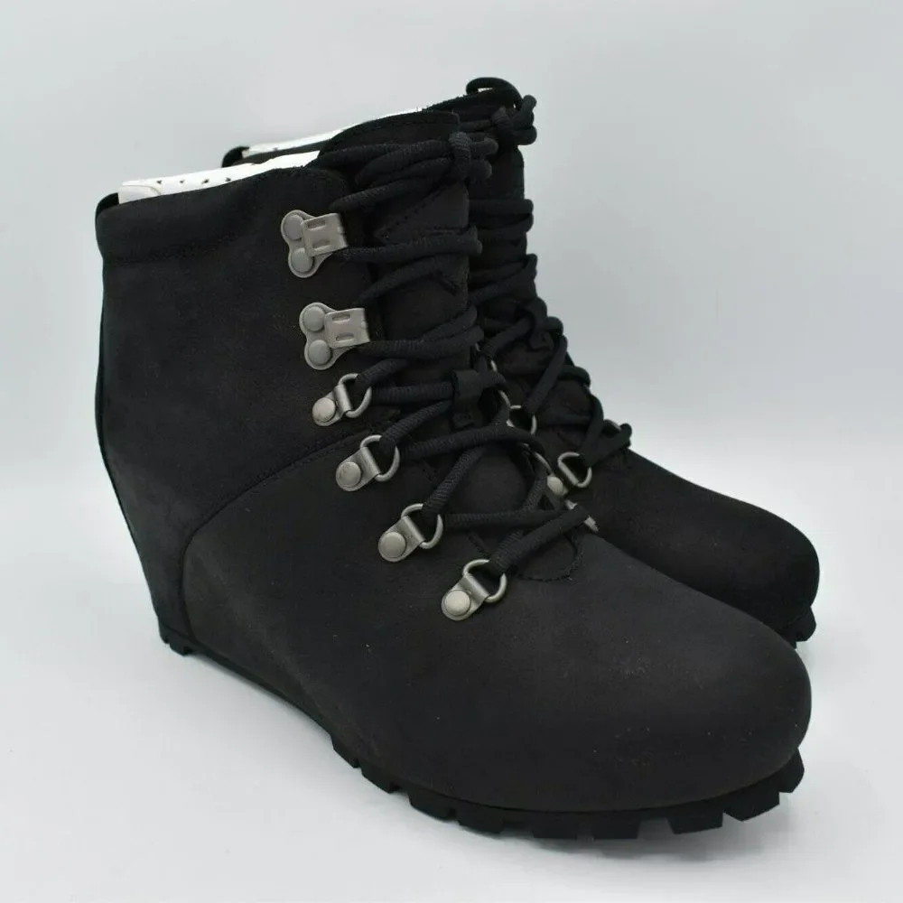 Merrell Womens‎ Size 7.5 Tremblant Wilderness Black Wedge Ankle Boots Shoes